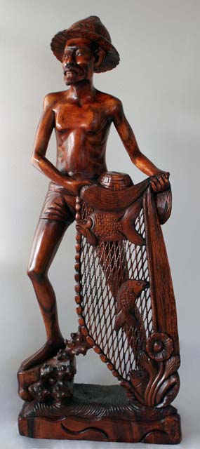 Ribič z mrežo 011000106