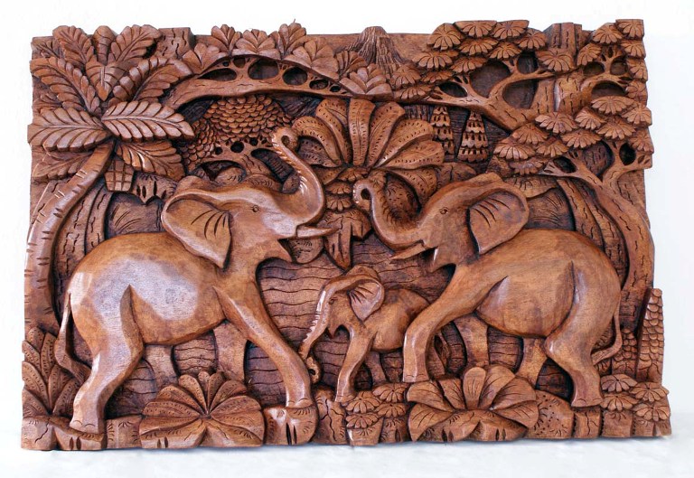 Relief - elephants (2)